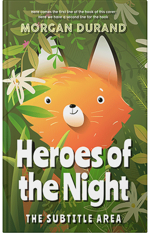 Pre Made Book Cover Fern Frond