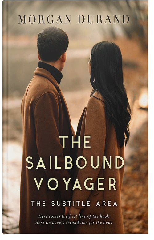 Front view of Premade Romance Book Cover - Cameo