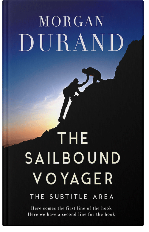 Front view of Premade Self-Improvement & Self-Help Book Cover - Silver Rust