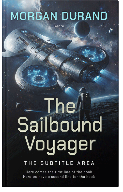 Front view of Mirage #32170 - Premade Science Fiction Book Cover