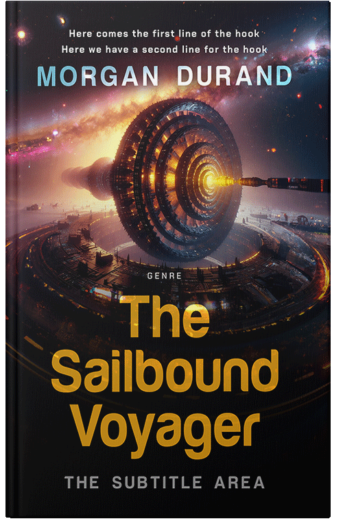 Front view of Tussock #32175 - Premade Science Fiction Book Cover