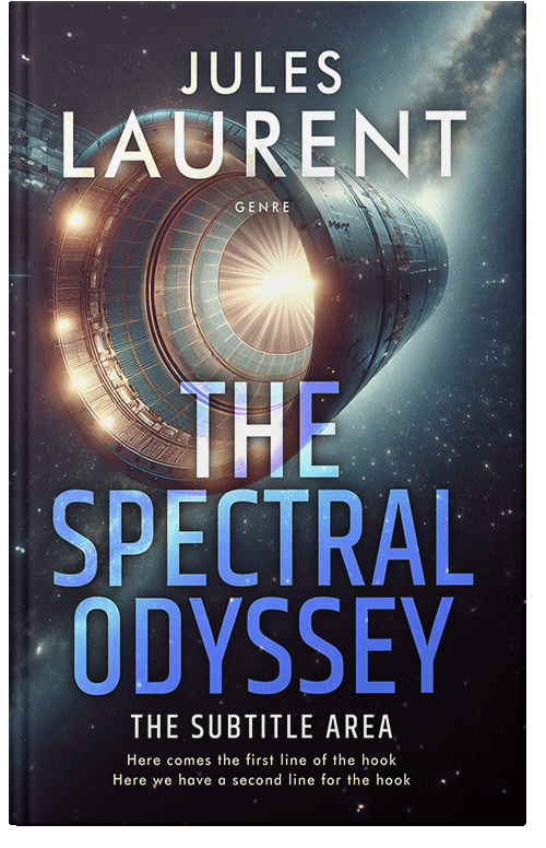 Front view of Charade #32188 - Premade Science Fiction Book Cover