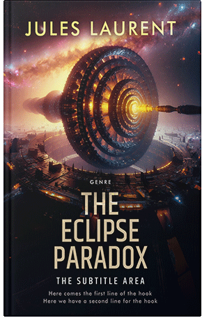 Pre Made Book Cover Tan