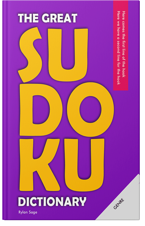 Front view of Premade Education Book Cover - Lightning Yellow