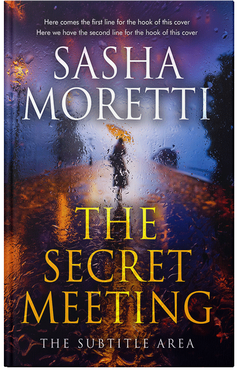 Front view of Revolver #32208 - Premade Abstract Book Cover