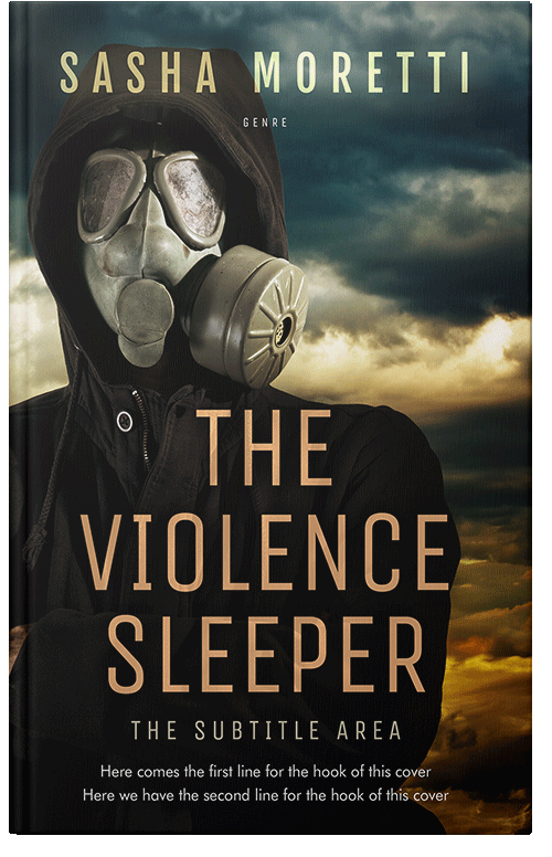 Front view of Sorrell Brown #32220 - Premade Apocalyptica Book Cover