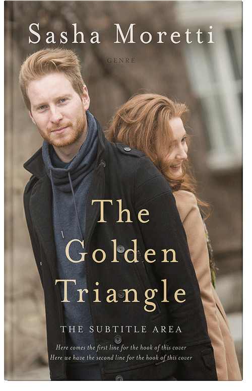 Front view of Premade Romance Book Cover - Armadillo