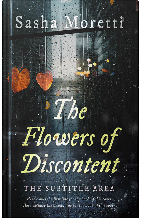 Front view of Premade Literary Fiction Book Cover - Shark