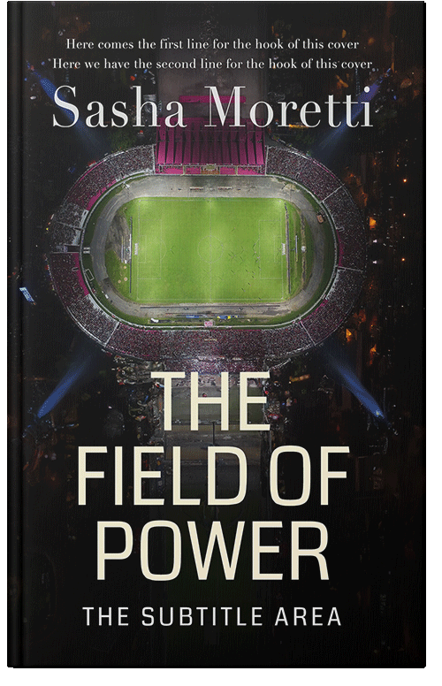 Front view of Premade Sports & Fitness Book Cover - Thistle Green