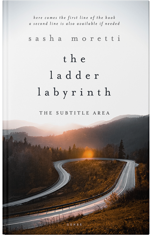 Front view of Premade Nature Book Cover - Pearl Bush