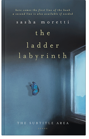 Pre Made Book Cover Ebony Clay