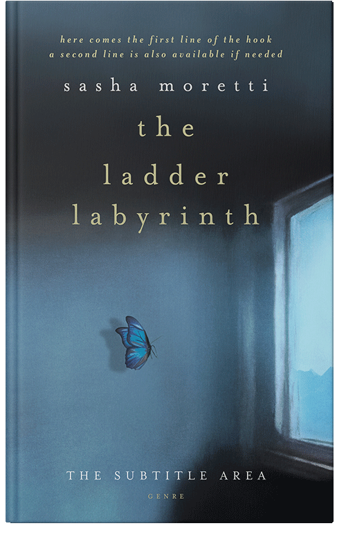 Front view of Ebony Clay #32281 - Premade Literary Fiction Book Cover