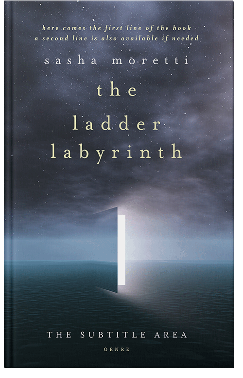 Front view of Ebony Clay #32282 - Premade Fantasy Book Cover