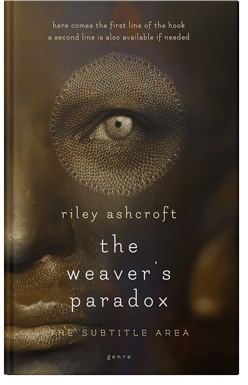 Front view of Premade Surreal Book Cover - Mikado