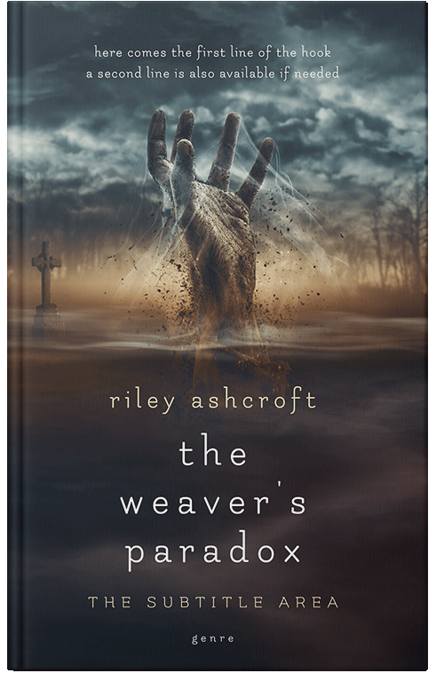 Front view of Shark #32298 - Premade Horror Book Cover