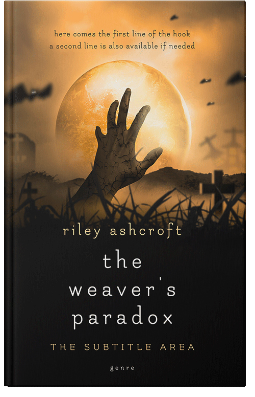 Front view of Premade Horror Book Cover - Eternity