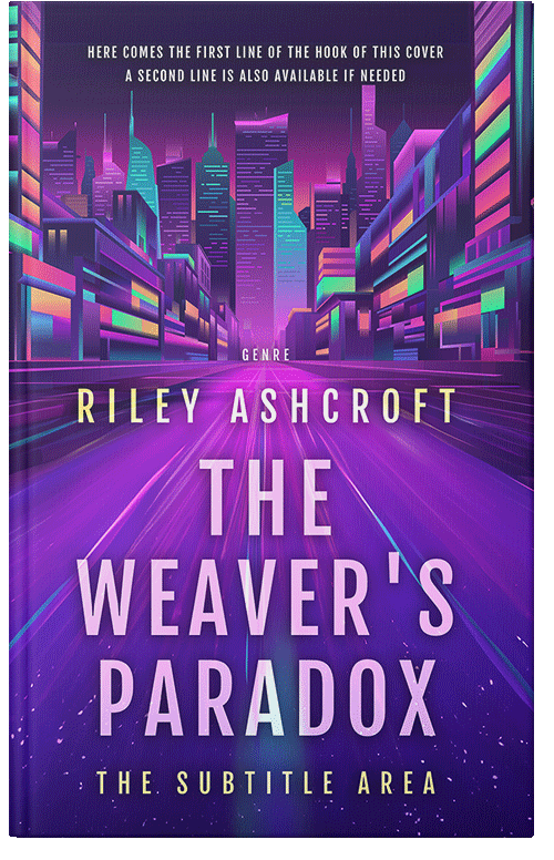 Front view of Premade Science Fiction Book Cover - Honey Flower