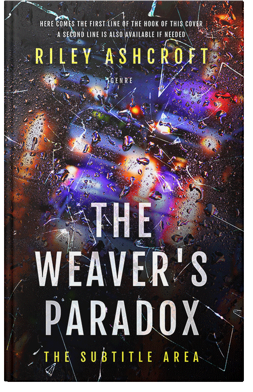 Front view of Clam Shell #32305 - Premade Mystery & Thriller & Suspense Book Cover