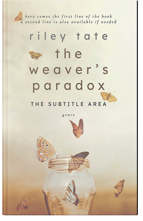 Front view of Premade Poetry Book Cover - Aths Special