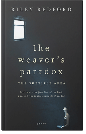 Pre Made Book Cover Outer Space