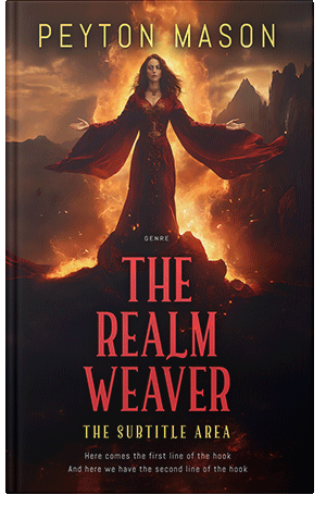 Pre Made Book Cover Raw Sienna