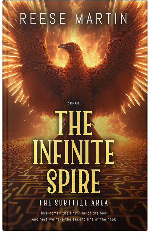 Front view of Rebel #32343 - Premade Fantasy Book Cover