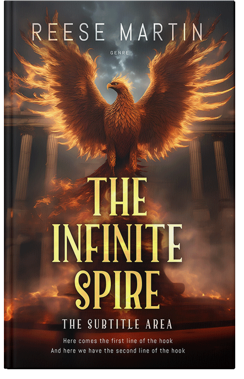 Front view of Tamarind #32348 - Premade Fantasy Book Cover