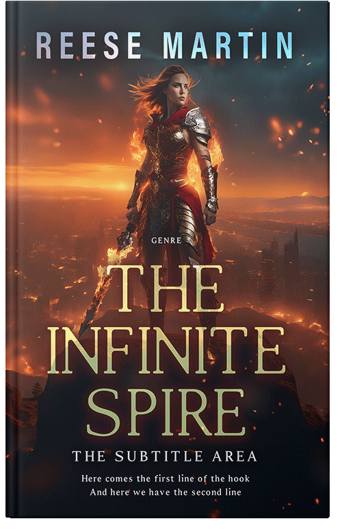 Front view of Premade Fantasy Book Cover - Cocoa Brown