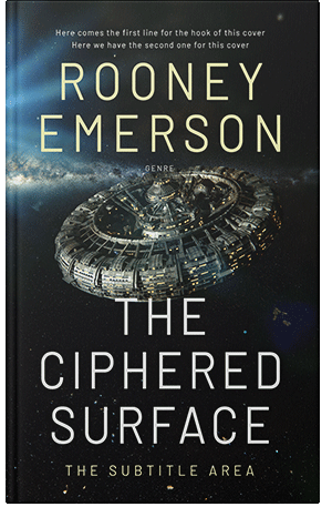 Pre Made Book Cover Black