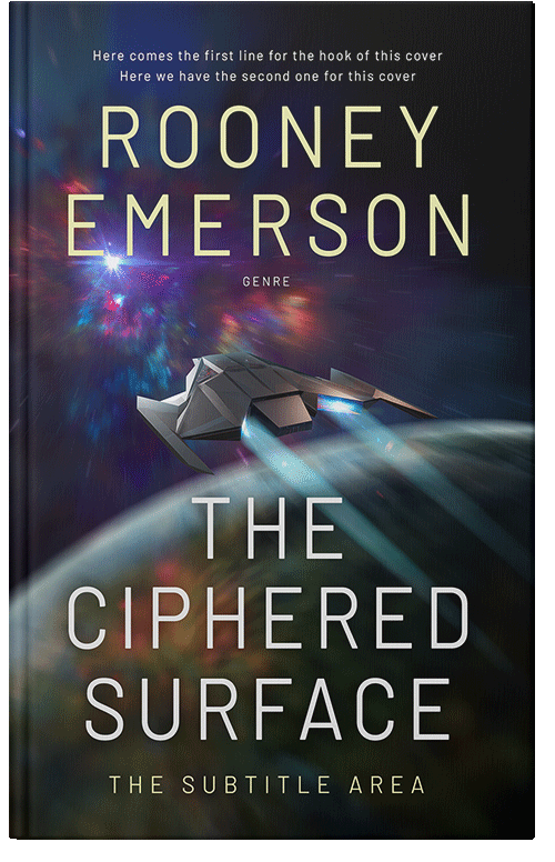 Front view of Shark #32367 - Premade Science Fiction Book Cover