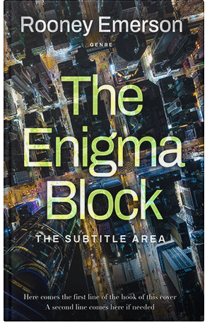 Pre Made Book Cover Pine Glade