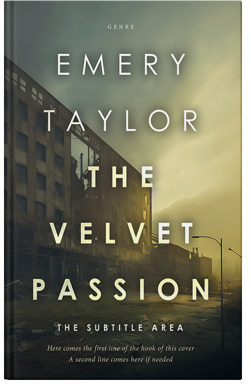 Front view of Premade Apocalyptica Book Cover - Heavy Metal