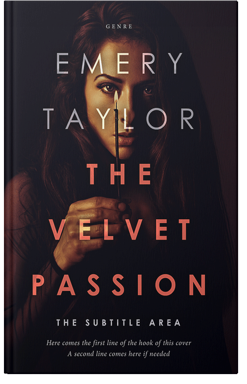 Front view of Ebony #32459 - Premade Mystery & Thriller & Suspense Book Cover