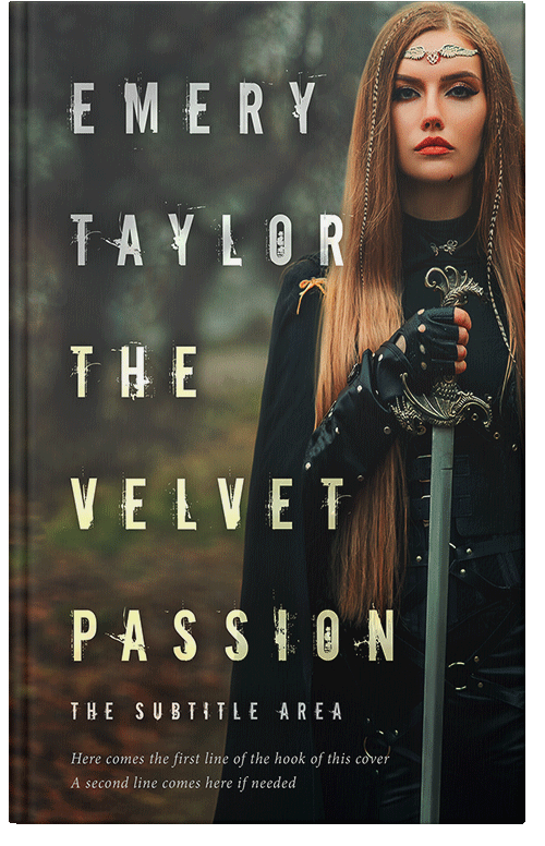 Front view of Premade Fantasy Book Cover - Rangitoto