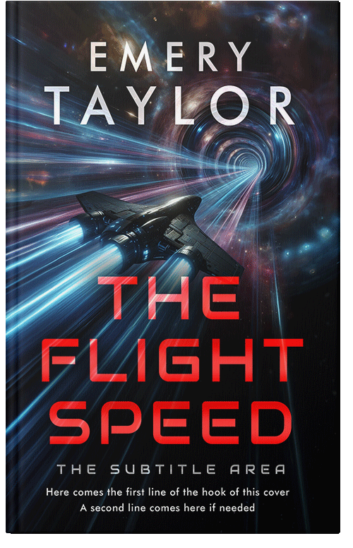 Front view of Premade Science Fiction Book Cover - Sunglo