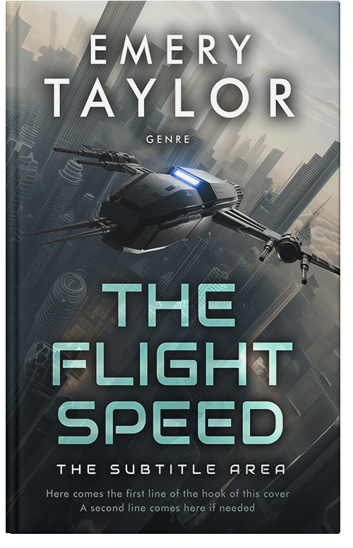 Front view of Outer Space #32479 - Premade Science Fiction Book Cover