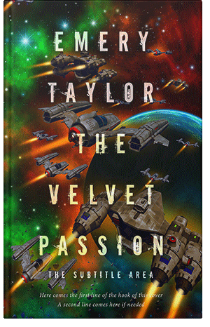 Pre Made Book Cover Black Olive