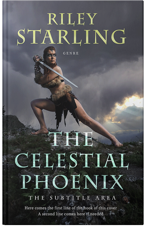 Front view of Premade Fantasy Book Cover - Tuna