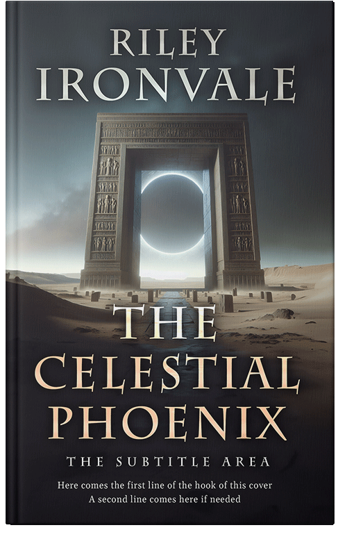 Front view of Shark #32506 - Premade Fantasy Book Cover