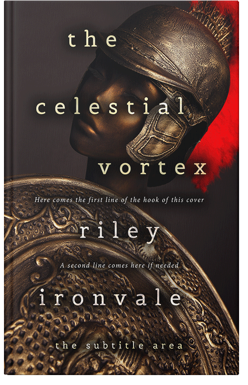 Front view of Premade Historical Book Cover - Oil