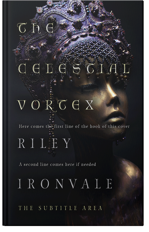 Front view of Premade Fantasy Book Cover - Woodsmoke