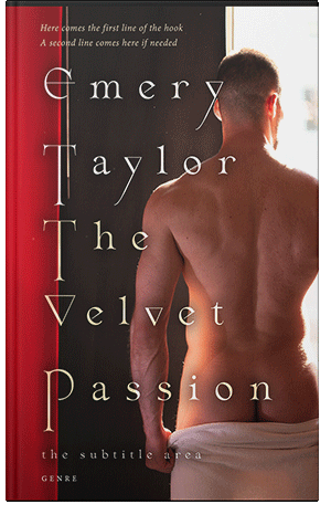 Pre Made Book Cover Cocoa Bean