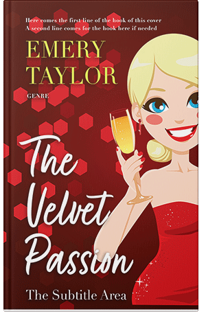 Pre Made Book Cover Apricot