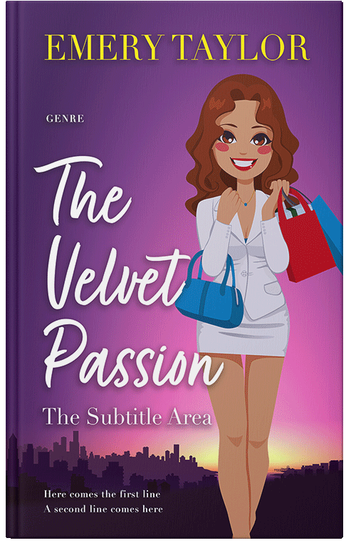 Front view of Premade Chick Lit Book Cover - Bossanova