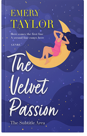 Pre Made Book Cover Chambray