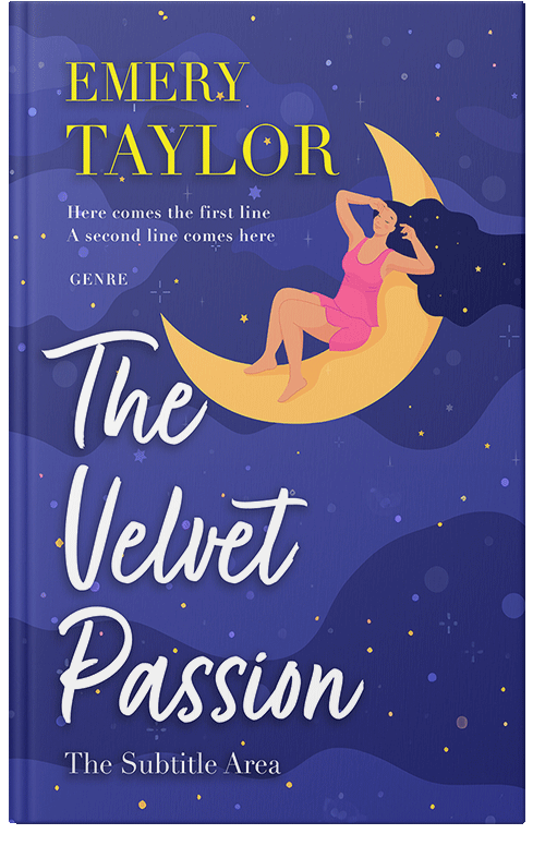 Front view of Premade Fantasy Book Cover - Chambray