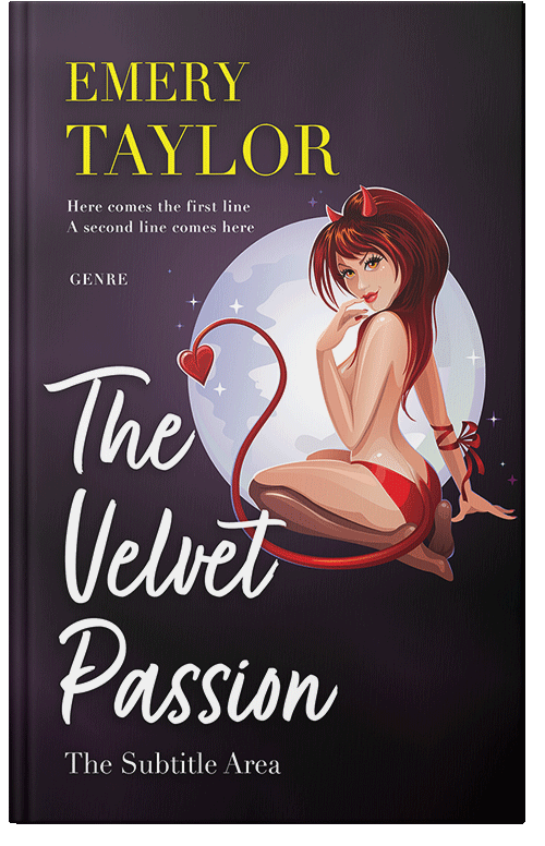 Front view of Premade Fantasy Book Cover - Cameo