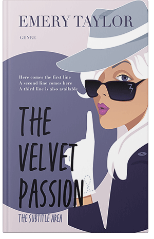 Pre Made Book Cover Storm Gray