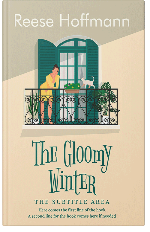 Front view of Raffia #32541 - Premade Romance Book Cover