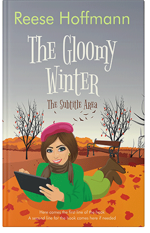 Pre Made Book Cover Gray Nickel